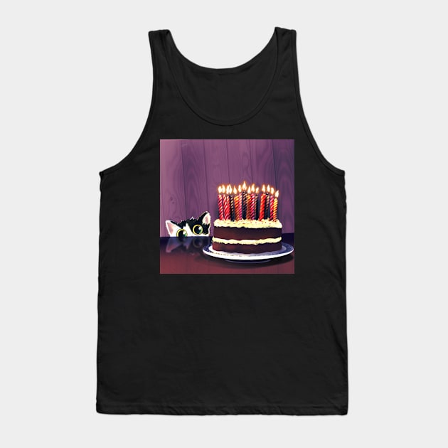 I love cake! Tank Top by Prita_d